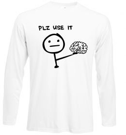 Лонгслів Plz use it