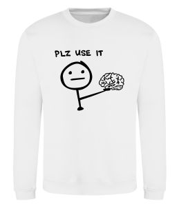 Свитшот Plz use it