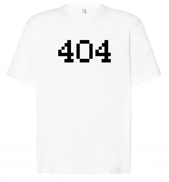 Футболка Оверсайз 404 Белый фото