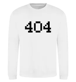 Свитшот 404 Белый фото