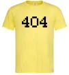 Мужская футболка 404 Лимонный фото