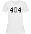 Жіноча футболка 404 Білий фото