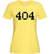 Жіноча футболка 404 Лимонний фото