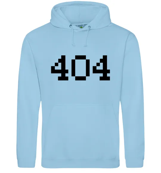 Чоловіча толстовка (худі) 404 Блакитний фото