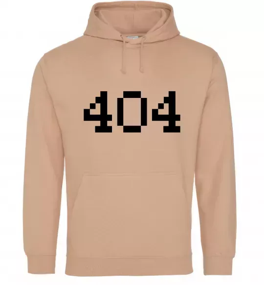 Женская толстовка (худи) 404 Песочный фото