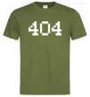 Мужская футболка 404 Оливковый фото