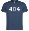 Мужская футболка 404 Темно-синий фото
