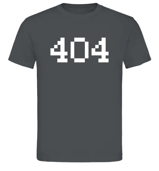 Мужская футболка 404 Графит фото