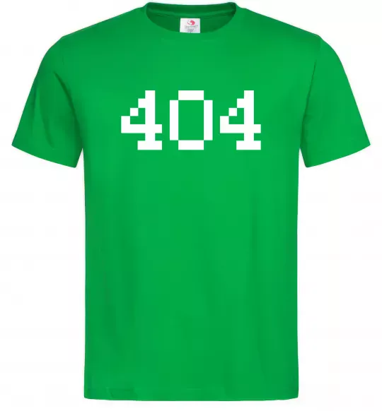Мужская футболка 404 Зеленый фото