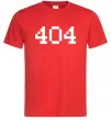 Мужская футболка 404 Красный фото