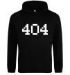 Мужская толстовка (худи) 404 Черный фото