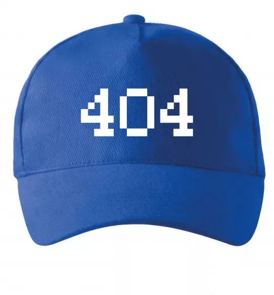 Кепка 404 Ярко-синий фото