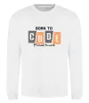 Свитшот Born to code Белый Свитшот Born to code Белый фото
