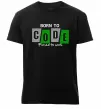 Чоловіча преміум футболка Born to code Чорний фото
