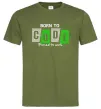 Чоловіча футболка Born to code Оливковий Чоловіча футболка Born to code Оливковий фото