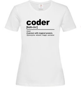 Жіноча футболка Coder Жіноча футболка Coder