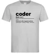 Мужская футболка Coder Серый Мужская футболка Coder Серый фото