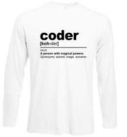 Лонгслив Coder