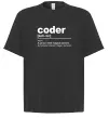Футболка Оверсайз Coder Черный фото
