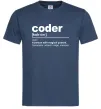 Мужская футболка Coder Темно-синий Мужская футболка Coder Темно-синий фото