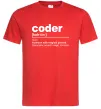 Мужская футболка Coder Красный Мужская футболка Coder Красный фото