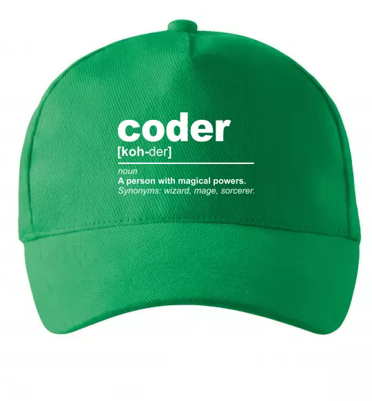 Кепка Coder Зелений фото