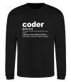 Світшот Coder Чорний фото