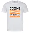 Мужская футболка Coding is my superpower Белый Мужская футболка Coding is my superpower Белый фото