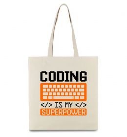 Еко-сумка Coding is my superpower Еко-сумка Coding is my superpower
