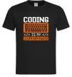 Мужская футболка Coding is my superpower Черный Мужская футболка Coding is my superpower Черный фото