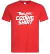 Мужская футболка Coding shirt Красный фото