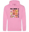 Женская толстовка (худи) Full Snack developer Розовый фото