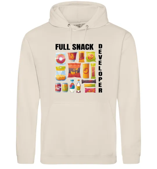 Женская толстовка (худи) Full Snack developer Таш фото