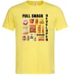 Мужская футболка Full Snack developer Лимонный Мужская футболка Full Snack developer Лимонный фото