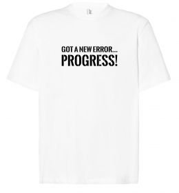 Футболка Оверсайз New error Progress
