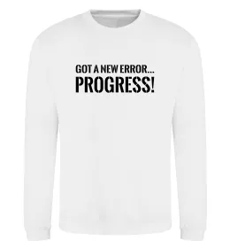 Свитшот New error Progress Белый фото
