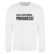 Свитшот New error Progress Белый фото
