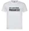 Чоловіча футболка New error Progress Білий фото