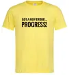 Чоловіча футболка New error Progress Лимонний фото