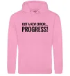 Чоловіча толстовка (худі) New error Progress Рожевий фото