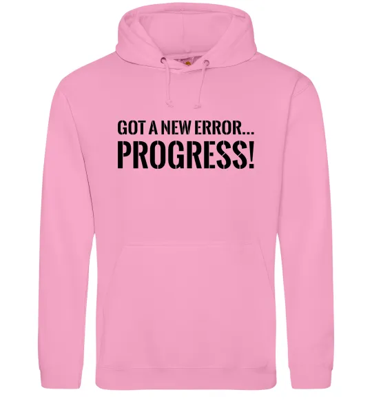 Жіноча толстовка (худі) New error Progress Рожевий фото