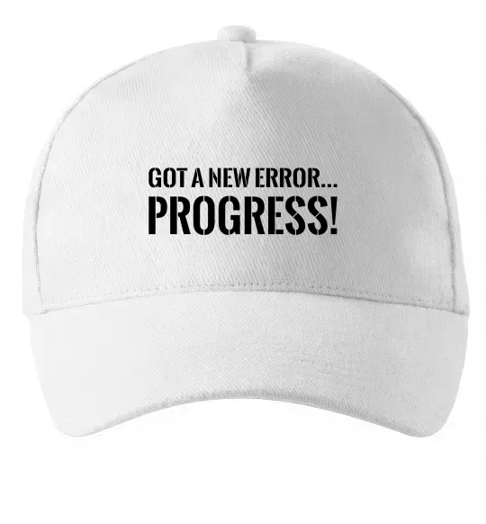 Кепка New error Progress Білий фото