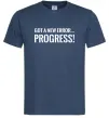 Чоловіча футболка New error Progress Темно-синій фото