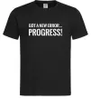 Чоловіча футболка New error Progress Чорний фото