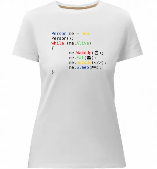 Жіноча преміум футболка Object person Білий фото