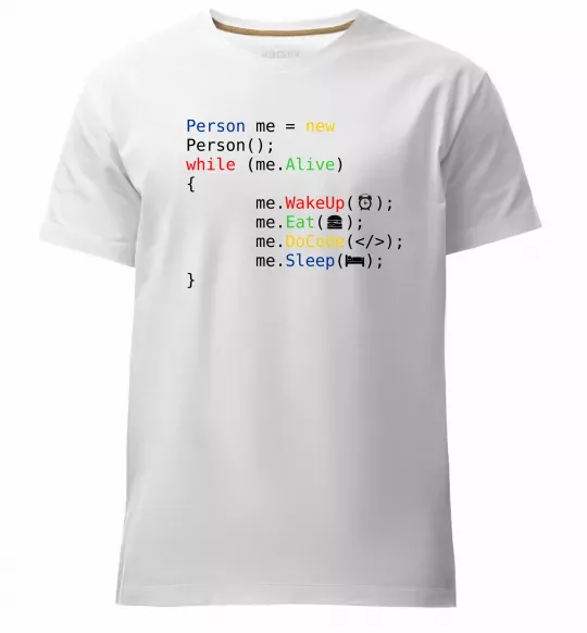 Чоловіча преміум футболка Object person Білий фото