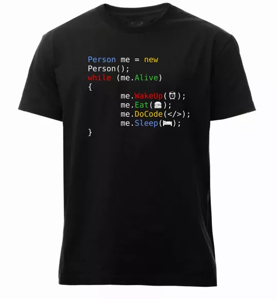 Чоловіча преміум футболка Object person Чорний фото