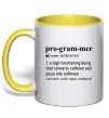 Чашка с цветной ручкой Pro gram mer Солнечно желтый Чашка с цветной ручкой Pro gram mer Солнечно желтый фото