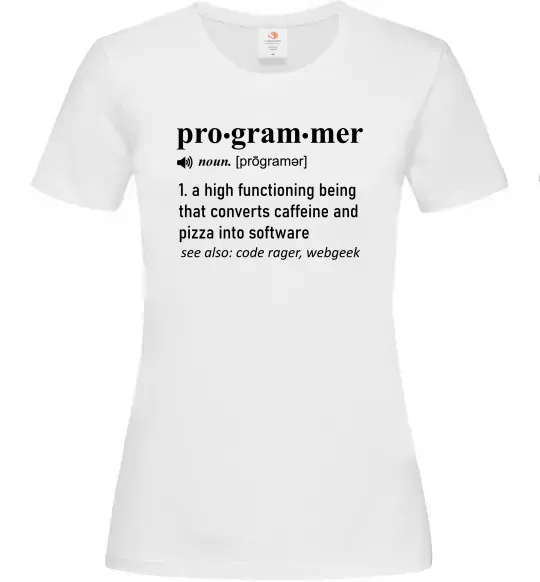 Жіноча футболка Pro gram mer Білий фото