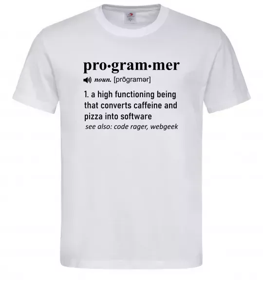Чоловіча футболка Pro gram mer Білий фото